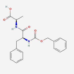 molecular formula C20H22N2O5 B8739353 D-Alanine, N-[(phenylmethoxy)carbonyl]-L-phenylalanyl- CAS No. 17563-25-6