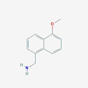 molecular formula C12H13NO B8739388 1-(Aminomethyl)-5-methoxynaphthalene 