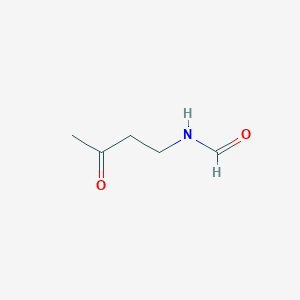 molecular formula C5H9NO2 B8739392 N-(3-oxobutyl)formamide CAS No. 57932-02-2