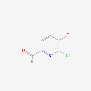 6-Chloro-5-fluoropicolinaldehyde