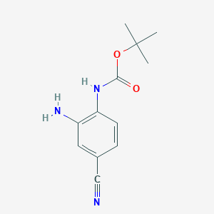 tert-Butyl (2-amino-4-cyanophenyl)carbamate