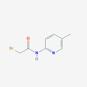 molecular formula C8H9BrN2O B8739474 2-bromo-N-(5-methylpyridin-2-yl)acetamide 