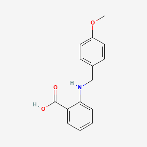 molecular formula C15H15NO3 B8739477 2-(4-Methoxy-benzylamino)benzoic acid 