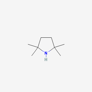 molecular formula C8H17N B8739487 2,2,5,5-Tetramethylpyrrolidine CAS No. 4567-22-0