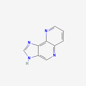 molecular formula C9H6N4 B8739520 1h-Imidazo[4,5-c][1,5]naphthyridine CAS No. 228253-33-6