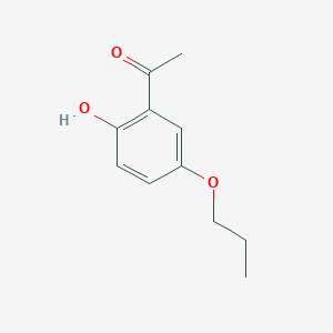 molecular formula C11H14O3 B8739527 1-(2-Hydroxy-5-propoxyphenyl)ethanone CAS No. 288074-68-0