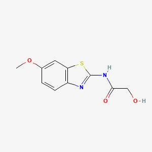 2-Hydroxy-N-(6-methoxy-1,3-benzothiazol-2-YL)acetamide