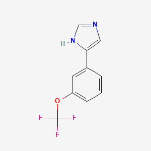 4-(3-trifluoromethoxyphenyl)-1H-imidazole