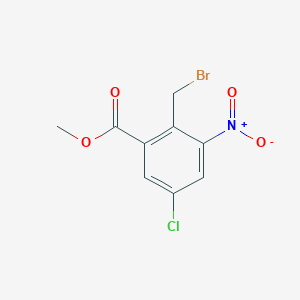 Methyl 2-(bromomethyl)-5-chloro-3-nitrobenzoate