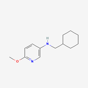 molecular formula C13H20N2O B8739642 N-(Cyclohexylmethyl)-6-methoxypyridin-3-amine CAS No. 919800-04-7