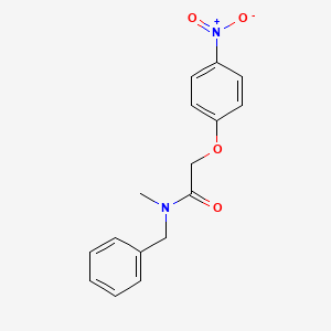 molecular formula C16H16N2O4 B8739767 N-benzyl-N-methyl-2-(4-nitrophenoxy)acetamide 