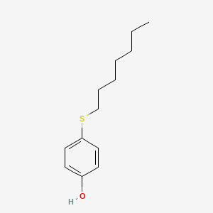 B8739793 4-Heptylsulfanyl-phenol CAS No. 41796-12-7