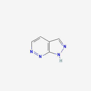 molecular formula C5H4N4 B8739835 1H-Pyrazolo[3,4-c]pyridazine CAS No. 271-75-0
