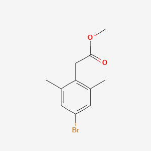 molecular formula C11H13BrO2 B8739846 Methyl 2-(4-bromo-2,6-dimethylphenyl)acetate 