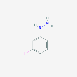 molecular formula C6H7IN2 B8740105 (3-Iodophenyl)hydrazine CAS No. 17672-25-2