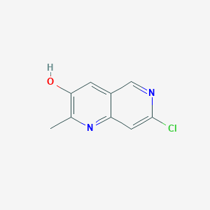 molecular formula C9H7ClN2O B8740115 7-Chloro-2-methyl-[1,6]naphthyridin-3-ol 
