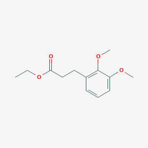 molecular formula C13H18O4 B8740197 Ethyl-3-(2,3-dimethoxy-phenyl)propionate 