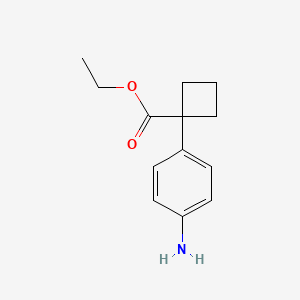 Ethyl 1-(4-aminophenyl)cyclobutanecarboxylate