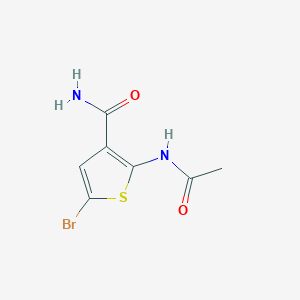 2-Acetamido-5-bromothiophene-3-carboxamide