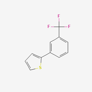 molecular formula C11H7F3S B8740378 2-(3-Trifluoromethylphenyl)thiophene 