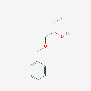 molecular formula C12H16O2 B8740406 1-(Benzyloxy)pent-4-en-2-ol 