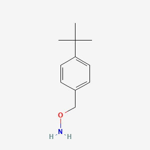 molecular formula C11H17NO B8740414 O-(4-tert-butylbenzyl)hydroxylamine 