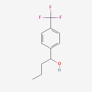 molecular formula C11H13F3O B8740497 1-(4-(Trifluoromethyl)phenyl)butan-1-ol 