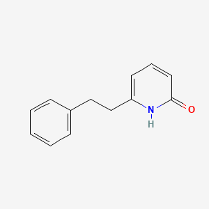 molecular formula C13H13NO B8740512 6-(2-Phenylethyl)pyridin-2(1h)-one CAS No. 16097-09-9