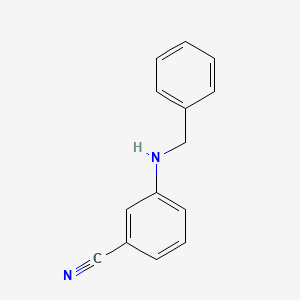 molecular formula C14H12N2 B8740549 3-(Benzylamino)benzonitrile 
