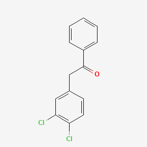 molecular formula C14H10Cl2O B8740615 2-(3,4-Dichlorophenyl)-1-phenylethanone 
