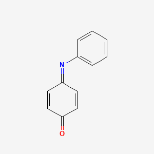 molecular formula C12H9NO B8740621 4-(Phenylimino)-2,5-cyclohexadien-1-one CAS No. 2406-04-4