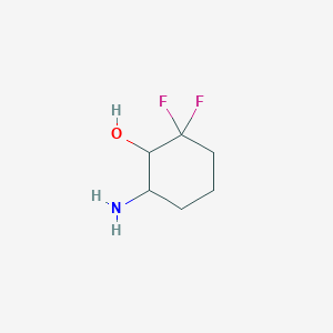 6-Amino-2,2-difluorocyclohexan-1-ol