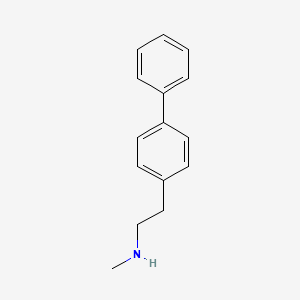 molecular formula C15H17N B8740740 (4-Phenylphenethyl)-N-methylamine 