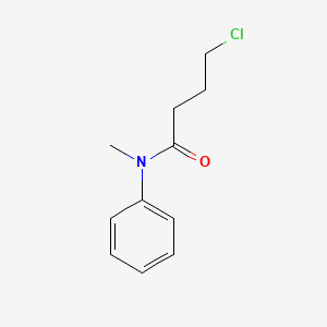 molecular formula C11H14ClNO B8740754 4-chloro-N-methyl-N-phenylbutanamide 