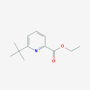 molecular formula C12H17NO2 B8740766 Ethyl 6-(tert-butyl)picolinate 