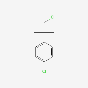 molecular formula C10H12Cl2 B8740888 1-Chloro-4-(1-chloro-2-methylpropan-2-yl)benzene CAS No. 13099-56-4