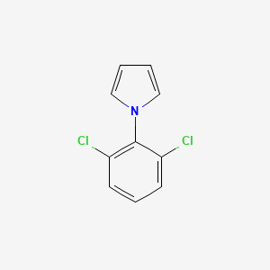 molecular formula C10H7Cl2N B8741010 1-(2,6-dichlorophenyl)-1H-pyrrole CAS No. 154458-88-5