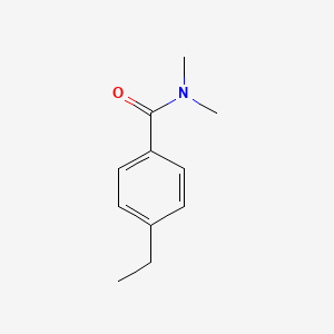 molecular formula C11H15NO B8741035 Benzamide, 4-ethyl-N,N-dimethyl- 