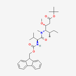 (3R,4S,5S)-tert-butyl 4-((S)-2-((((9H-fluoren-9-yl)methoxy)carbonyl)amino)-N,3-dimethylbutanamido)-3-methoxy-5-methylheptanoate