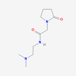 N-[2-(Dimethylamino)ethyl]-2-(2-oxopyrrolidin-1-yl)acetamide