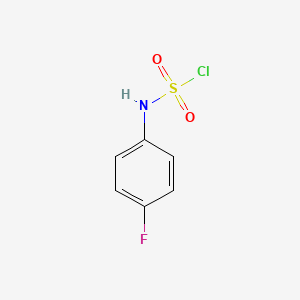 molecular formula C6H5ClFNO2S B8741109 4-Fluoro-phenylsulfamoyl chloride CAS No. 172662-88-3
