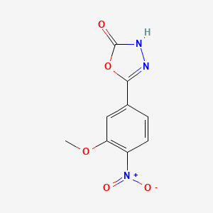 5-(3-Methoxy-4-nitrophenyl)-1,3,4-oxadiazol-2(3H)-one
