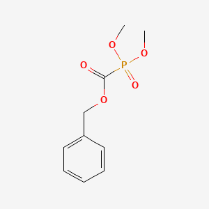 molecular formula C10H13O5P B8741180 Benzyl dimethoxyphosphorylformate CAS No. 33472-04-7