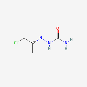 molecular formula C4H8ClN3O B8741271 2-Semicarbazono-1-chloropropane 