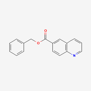 6-Quinolinecarboxylic acid phenylmethyl ester