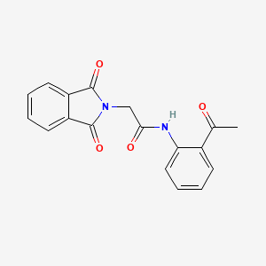 N-(2-acetylphenyl)-2-(1,3-dioxoisoindolin-2-yl)-acetamide