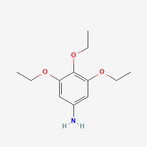 molecular formula C12H19NO3 B8741433 3,4,5-Triethoxyaniline 