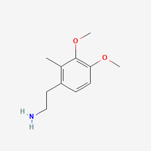 molecular formula C11H17NO2 B8741455 2-Methyl-3,4-dimethoxyphenethylamine 