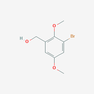 molecular formula C9H11BrO3 B8741478 3-Bromo-2,5-dimethoxybenzyl Alcohol CAS No. 196302-51-9