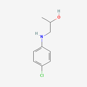 molecular formula C9H12ClNO B8741565 1-(4-Chloroanilino)-2-propanol CAS No. 72506-83-3